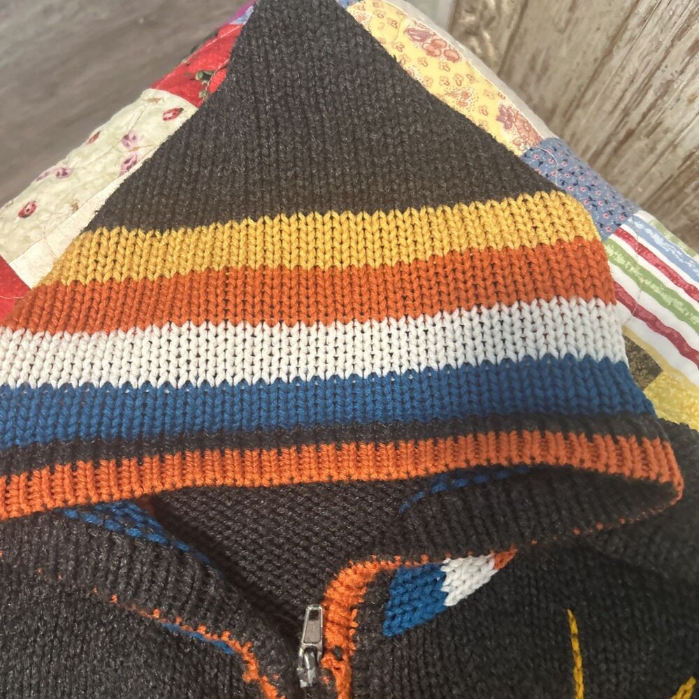 Peruvian Wool Handmade Children’s Sweater Boho Crunchy Granola Cottage - Picture 5 of 10